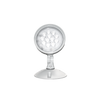 High output LED remote emergency light with dual 6W adjustable PAR-type heads, thermoplastic housing, and low-voltage operation for commercial and industrial egress lighting.