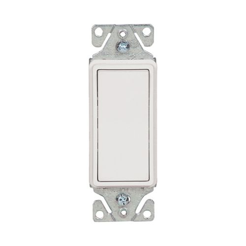 15 Amp 3-Way Decorator Switch | 120/277V | White | Back & Push Wiring