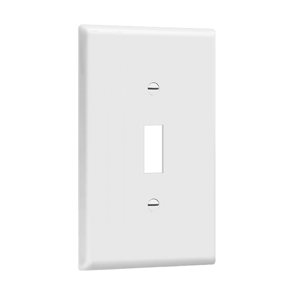 1-Gang Toggle Switch Wall Plate | Mid-Size | Residential Grade