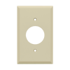 I gang Single Receptacle wall plate