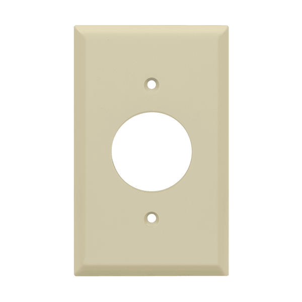 Residential Grade, Single Receptacle Plate, 1.406