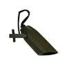 Adjustable Down Light with Long Shroud in Black, Bronze, and White Aluminum Finishes, 12V MR-16 Outdoor Bullet Fixture