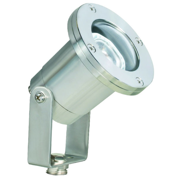 316 Stainless Steel Lensed Directional Light with Yoke | Outdoor