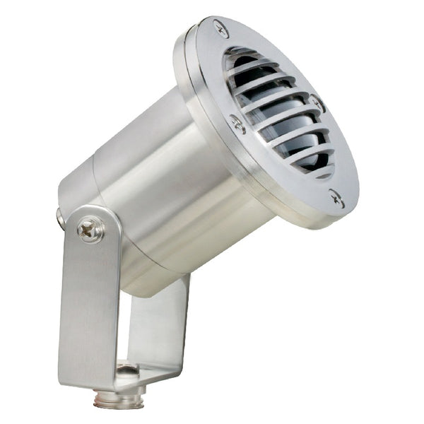 316 Stainless Steel Louvered Directional Light with Adjustable Yoke | Outdoor