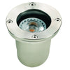 Lensed Well Light in Brass or 316 Stainless Steel with Convex and Flat Lens – MR16 In-Ground Landscape Fixture