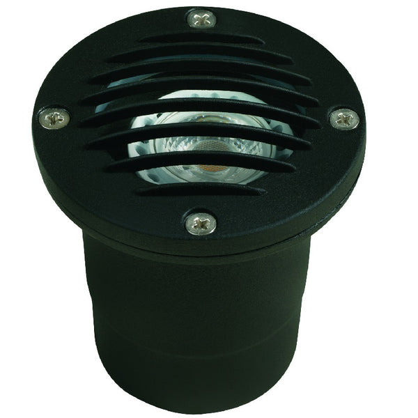 Louvered Well Light | Black & Brass Finishes | 12V MR-16