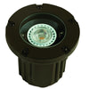 Adjustable Lensed Well Light in Composite with 316 Marine Stainless Steel Finish, In-Ground MR-16 Outdoor Fixture