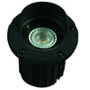 Adjustable Hooded Well Light in Composite with Black & Bronze Finishes, Outdoor In-Ground MR-16 Fixture