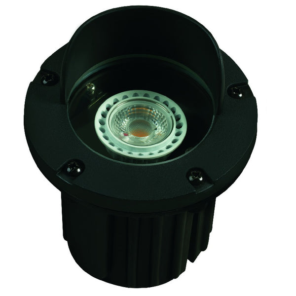 Adjustable Hooded Well Light | 12V MR-16 Architectural Grade
