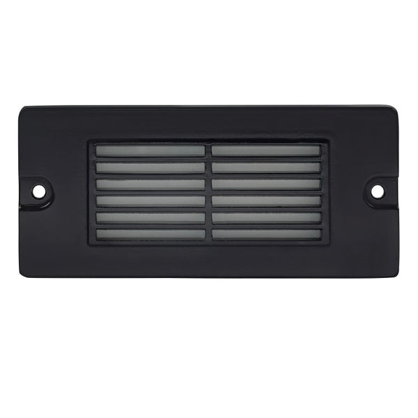 5.5″ Small Louvered Step Light | Backless Box | Integrated LED