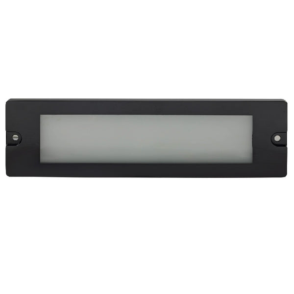 8.75″ Large Lensed Step Light | Backless Box Brick Light | Integrated LED