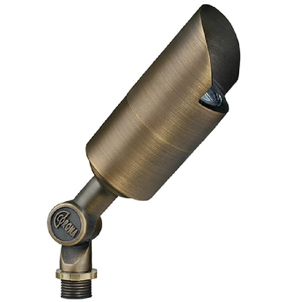 Brass Shroud Bullet Spot Light | 12V MR16 Landscape Spotlight