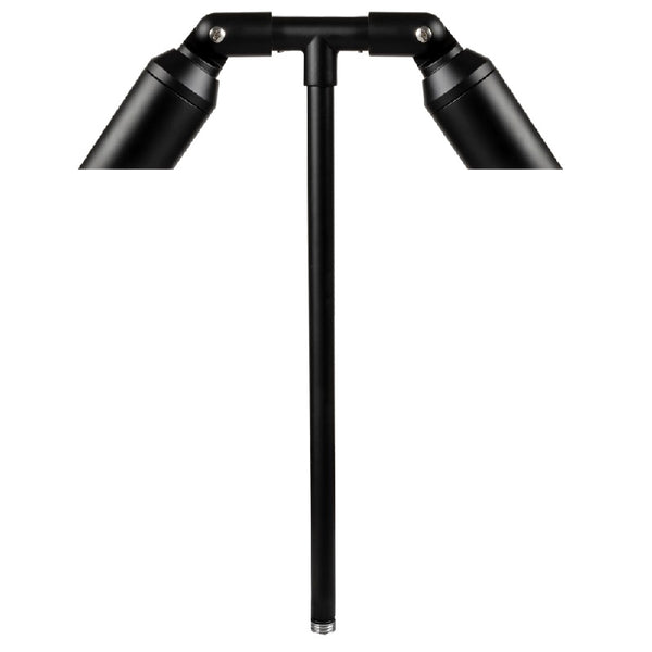 Double-Head Machined Aluminum Path Light | MR-16 LED