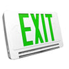 All LED Exit Sign & Emergency Light | Thermoplastic | Black & White
