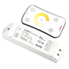 Rope light controller with remote for white color temperature tuning, compatible with 24V LED ribbon and strip lights.