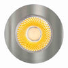 3W LED in-ground light, 12-24V AC/DC, 3000K warm white, die-cast aluminum housing, IP67 waterproof, traffic-rated, optical flat PC lens, 30° beam angle, CRI ≥ 90, 320 lumens, integrated LED, 4-inch PVC sleeve with knockouts, suitable for wet locations