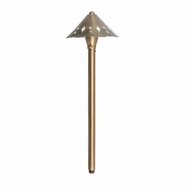 23 Inch LED Area Light 3W 12V Solid Brass 3000K | LandScape Series
