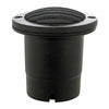 3-7/8 inch LED well light, 5W, 12V AC/DC, 3000K warm white, 400 lumens, MR16 LED lamp included, cast aluminum housing with black finish, tempered glass lens, 36° beam angle, IP67 waterproof, suitable for wet locations