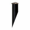 14-3/8 inch LED well light, 5W, 12V AC/DC, 3000K warm white, 400 lumens, MR16 LED lamp included, cast aluminum, cast brass, and stainless steel housing with black finish, flat tempered glass lens, 36° beam angle, IP67 waterproof, PVC sleeve included, suitable for wet locations