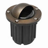 5W LED well light with directional MR16 lamp, 12V AC/DC, 3000K warm white, 400 lumens, solid brass cover with antique bronze finish, fiberglass housing, flat tempered glass lens, 36° beam angle, IP67 waterproof, suitable for wet locations