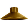 Aluminum Path Light Cap Model 22 from the LandScape Series featuring durable die-cast aluminum construction in Oil-Rubbed Bronze, Black, or Antique Brass finish, designed for outdoor pathway, garden, and driveway lighting with 1/2-inch threaded stem compatibility.