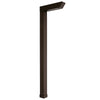 27-inch LED path light with oil-rubbed bronze die-cast aluminum construction, featuring selectable color temperatures (3000K, 4000K, 5000K), integrated CCT switch, 300 lumens output, 5W low voltage operation, polycarbonate lens, and wet-location rated for outdoor landscape lighting.
