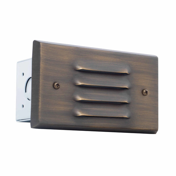 5-5/8 Inch LED Step Light 3W 12V 3000K Solid Brass | LandScape