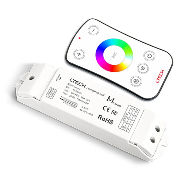 RGBW Controller Remote 2.4G 288W 24V Rope Light | Ribbon Lighting