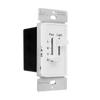 3-Speed Fan Controller and LED Dimmer Slider, Single Pole