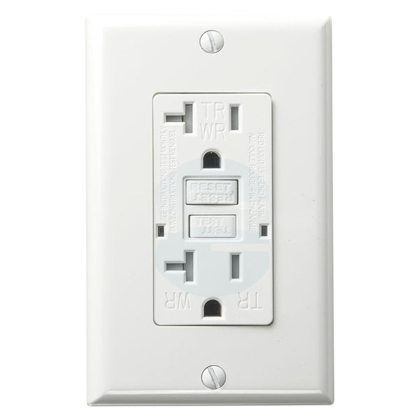 20 Amp GFCI Tamper & Weather Resistant Self-Test Receptacle – UL943 Certified Outlet