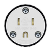 Industrial Straight Blade Locking Plug | 15 Amp | NEMA 5-15P