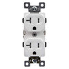 20 Amp Duplex Receptacle | Tamper Resistant | 125V | 5-20R | White