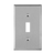 1-Gang Toggle Switch Wall Plate | Stainless Steel