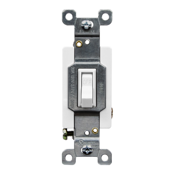 20 Amp Single-Pole Toggle Switch | 120/277V | Commercial Grade