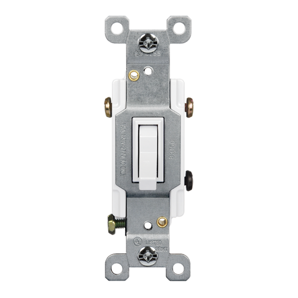 Residential Grade 15A Toggle Switch, Three-Way