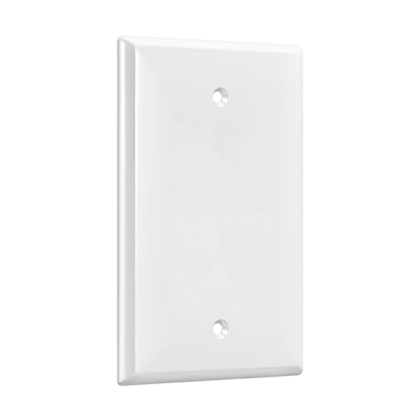 1-Gang Blank Wall Plate | Mid-Size | Residential Grade