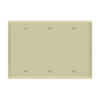 3-Gang Blank Wall Plate | Residential Grade