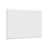 3-Gang Blank Wall Plate | Residential Grade