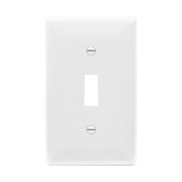 1-Gang Toggle Switch Wall Plate | Residential Grade