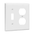 2-Gang Combo Wall Plate | Toggle/Duplex | Residential Grade