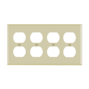 4-Gang Duplex Wall Plate | Residential Grade