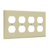 4-Gang Duplex Wall Plate | Residential Grade