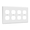 4-Gang Duplex Wall Plate | Residential Grade