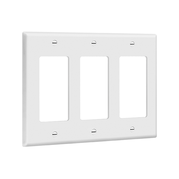 3-Gang Decorator Wall Plate | Standard Size