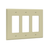 3-Gang Decorator Wall Plate | Mid Size