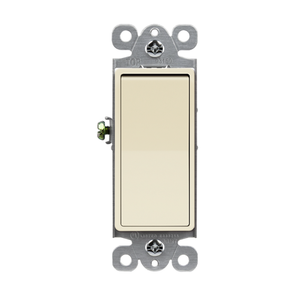 Decorator Switch, Quiet 15A 3Way 120277V