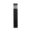 EasyLED Square Bollard with Glass Lens - Wide Beam Spread