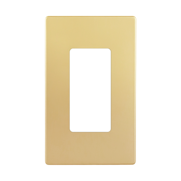 Elite Series 1-Gang Screwless Decorator Wall Plate | Modern, Snap-On Design