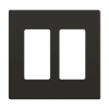 Elite Series 2-Gang Screwless Decorator Wall Plate