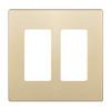 Elite Series 2-Gang Screwless Decorator Wall Plate